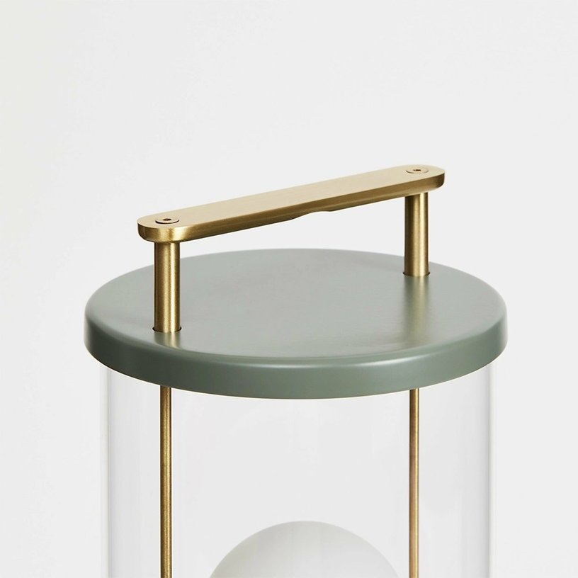 Lampe sans fil en aluminium vert Jardin d'Eden 13,5 x 12,5 cm The Muse x Farrow & Ball - Tala - The Cool Republic