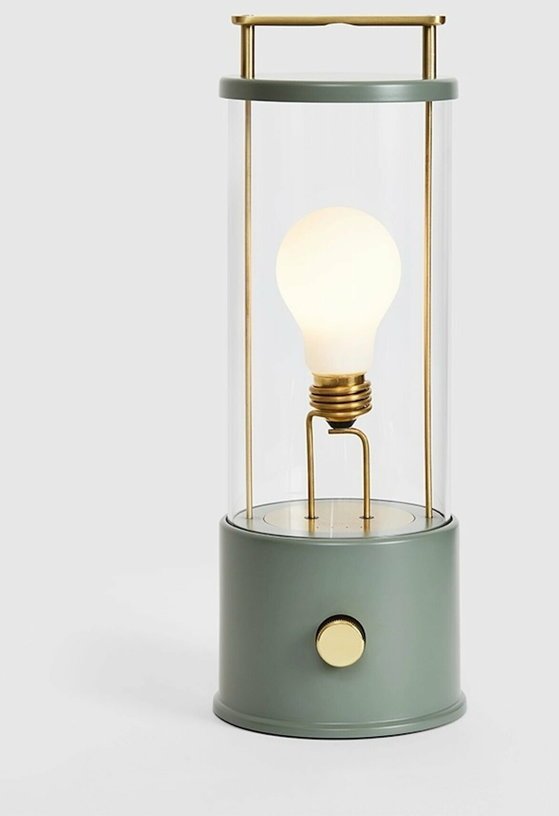Lampe sans fil en aluminium vert Jardin d'Eden 13,5 x 12,5 cm The Muse x Farrow & Ball - Tala - The Cool Republic