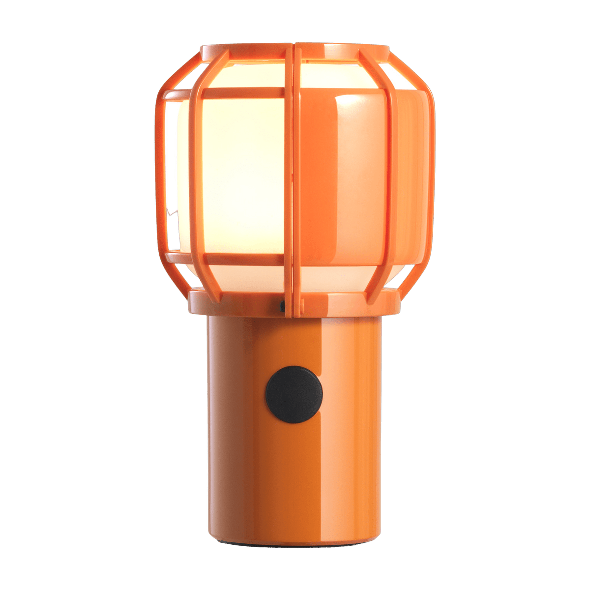 Chispa cordless orange polycarbonate lamp - Marset - The Cool Republic