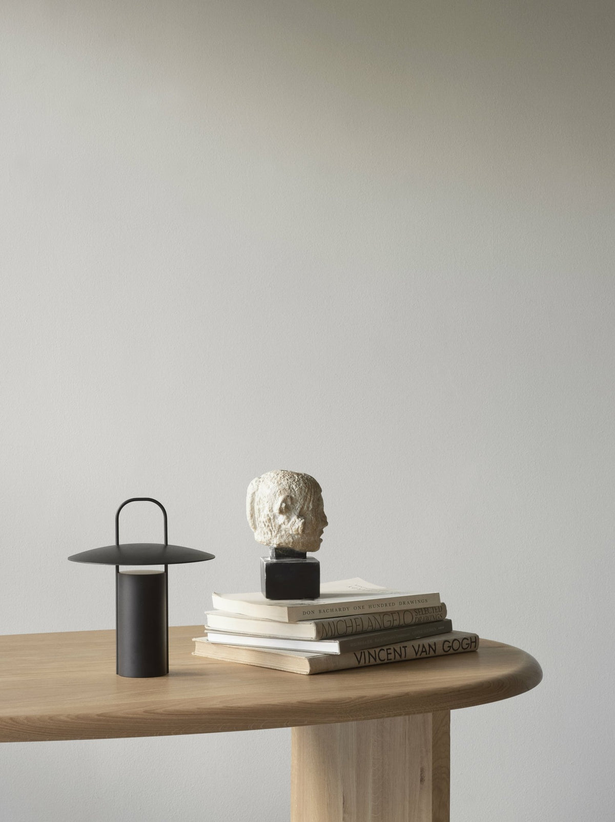 Black cordless lamp 26 x 22 cm Ray - Audo - The Cool Republic