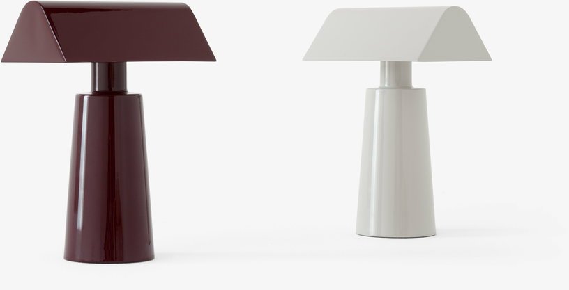 Lampe sans fil Silk Grey Caret MF1 - &tradition - The Cool Republic