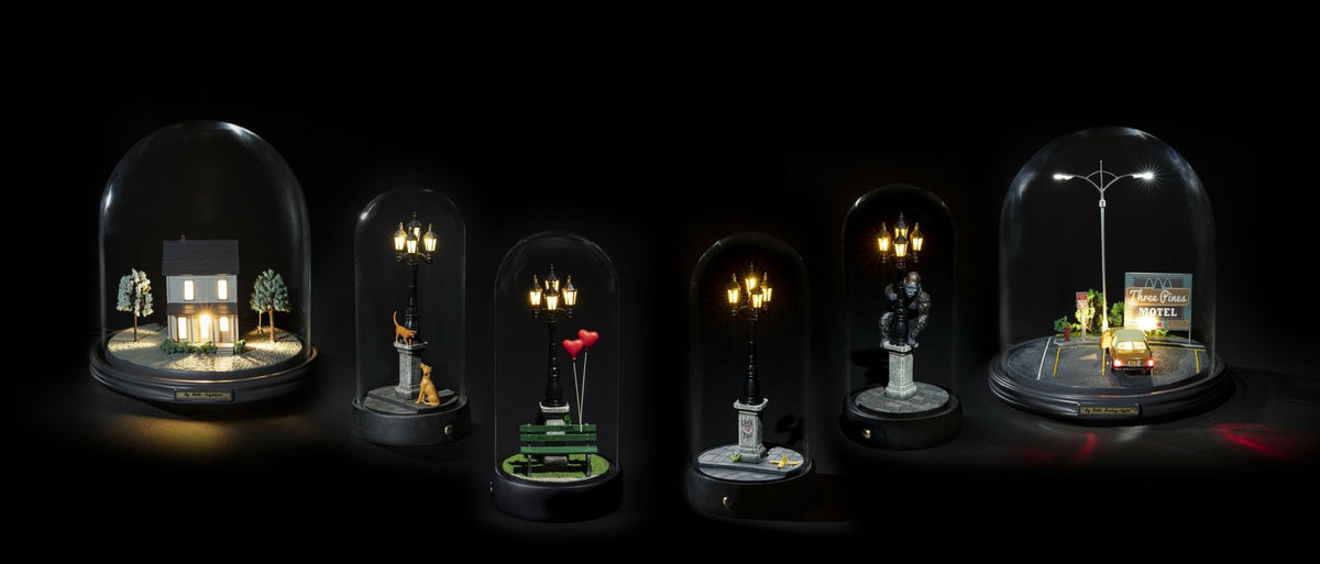 Lampe sans fil sous cloche en verre 11 cm My Little Valentine - Seletti - The Cool Republic