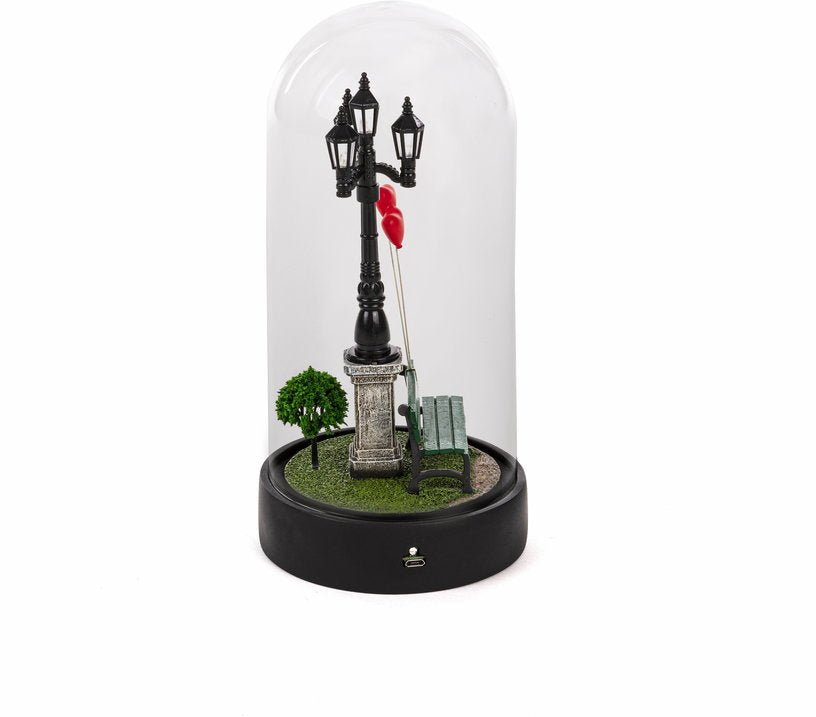 Lampe sans fil sous cloche en verre 11 cm My Little Valentine - Seletti - The Cool Republic