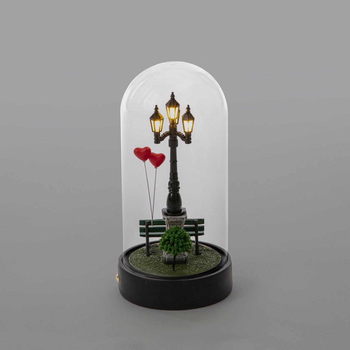 Lampe sans fil sous cloche en verre 11 cm My Little Valentine - Seletti - The Cool Republic