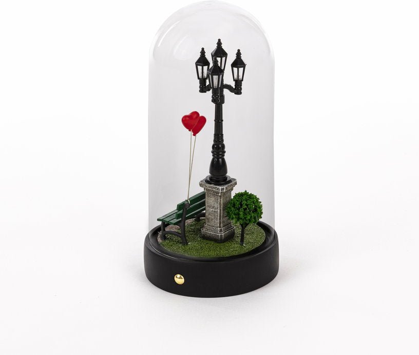 Lampe sans fil sous cloche en verre 11 cm My Little Valentine - Seletti - The Cool Republic