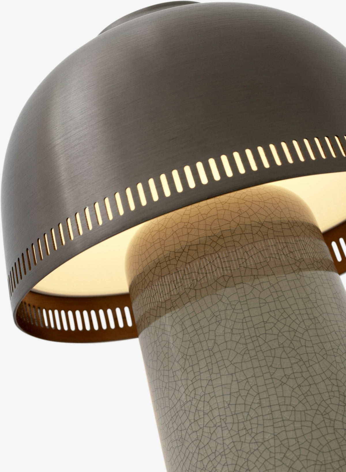 Lampe sans fil taupe et bronze Raku SH8 - &tradition - The Cool Republic
