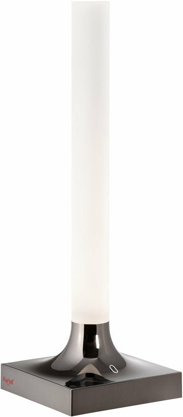 Lampe sans fil titane chromé GOODNIGHT - Kartell - The Cool Republic