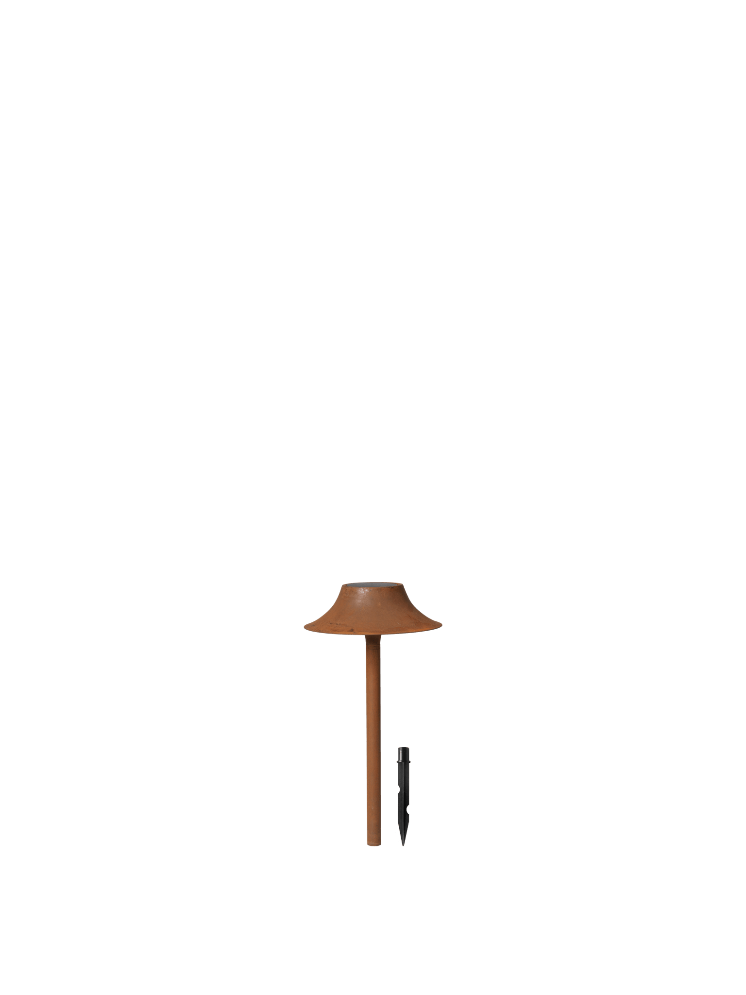 Lampe solaire extérieure en acier corten Cortivo - Rouille - Ferm Living - The Cool Republic