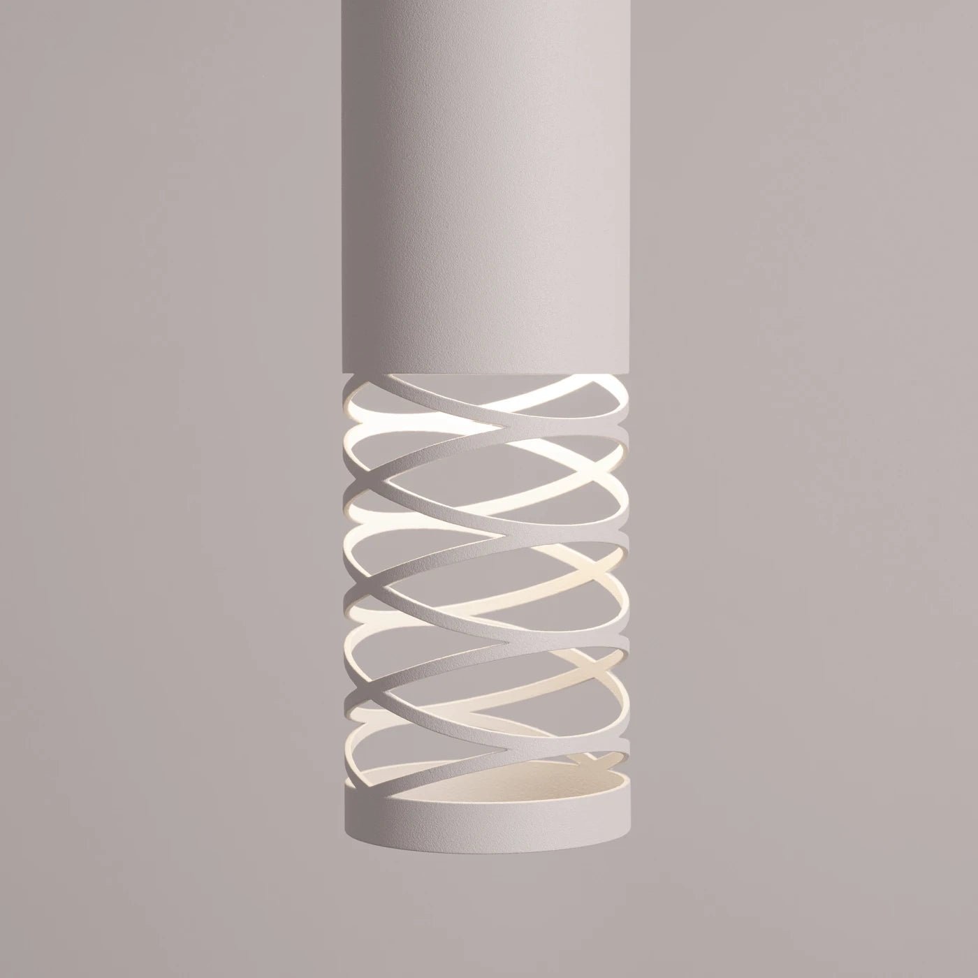 Lampe suspendue en acier blanc 8x125cm Lami 1 - Sollux - The Cool Republic