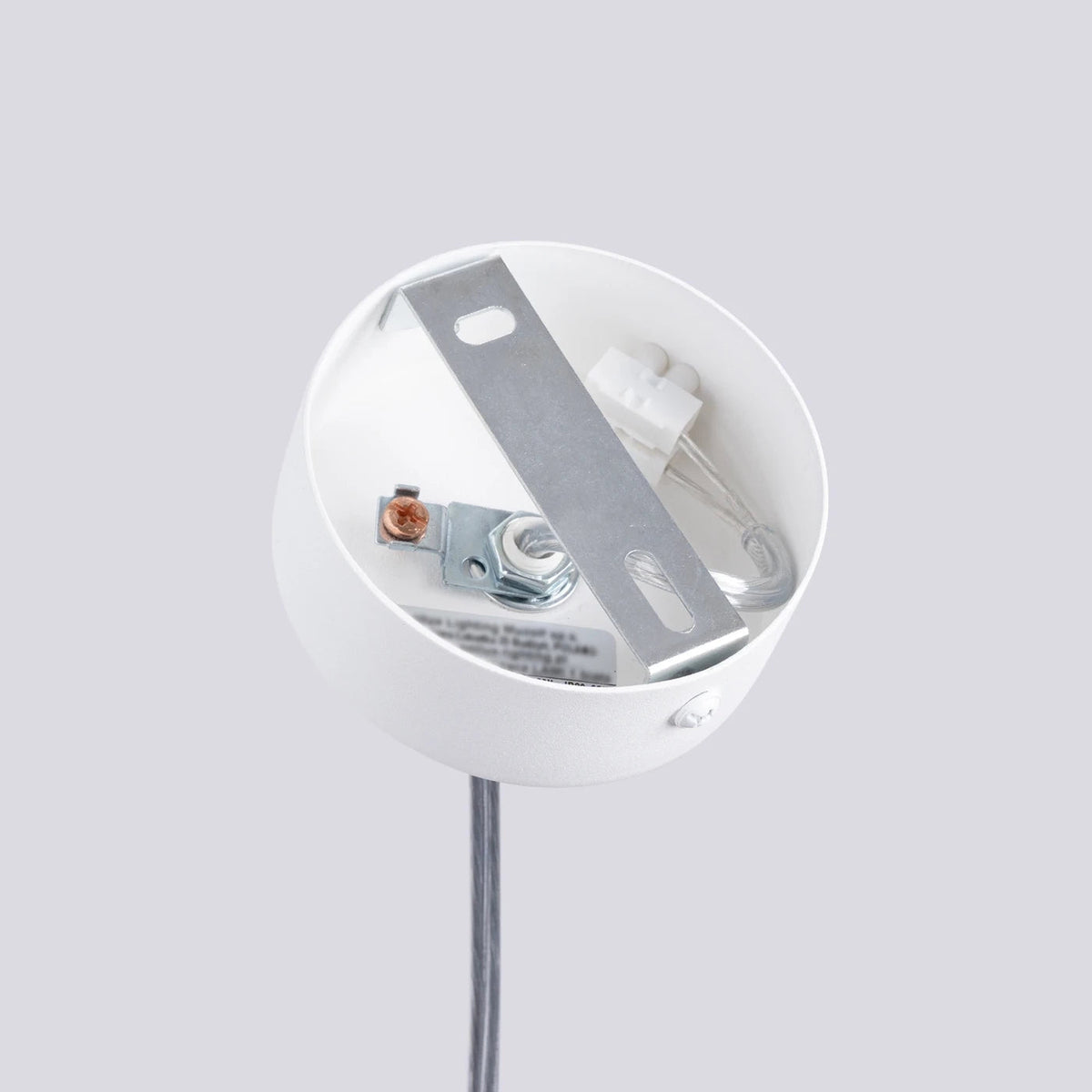 Lampe suspendue en acier blanc 8x125cm Lami 1 - Sollux - The Cool Republic