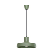 Lampe suspendue en acier vert olive 35x120cm Bilo - Sollux - The Cool Republic