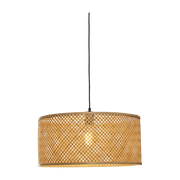 Lampe suspendue ronde en bambou naturel 50x22 cm Java - Good & Mojo - The Cool Republic