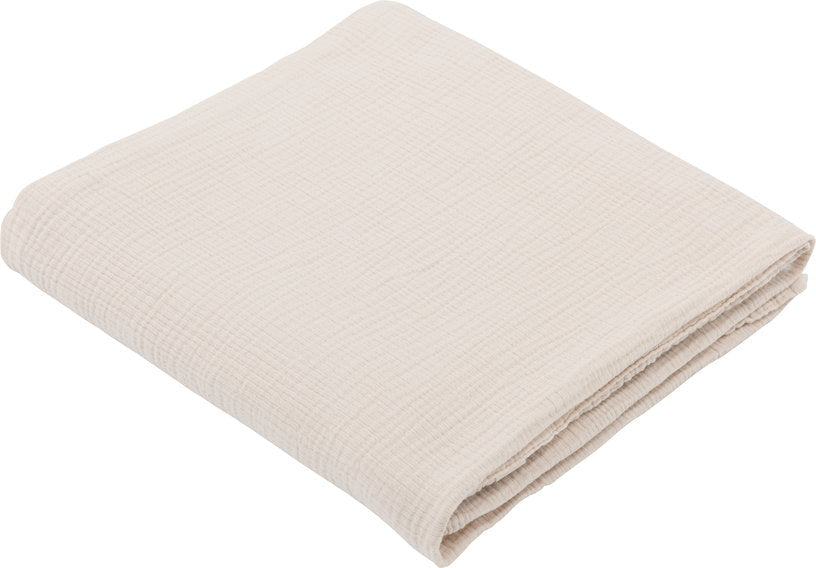 Lange en gaze de coton 90 x 90 cm beige avoine Les Petits - The Cool Republic - The Cool Republic
