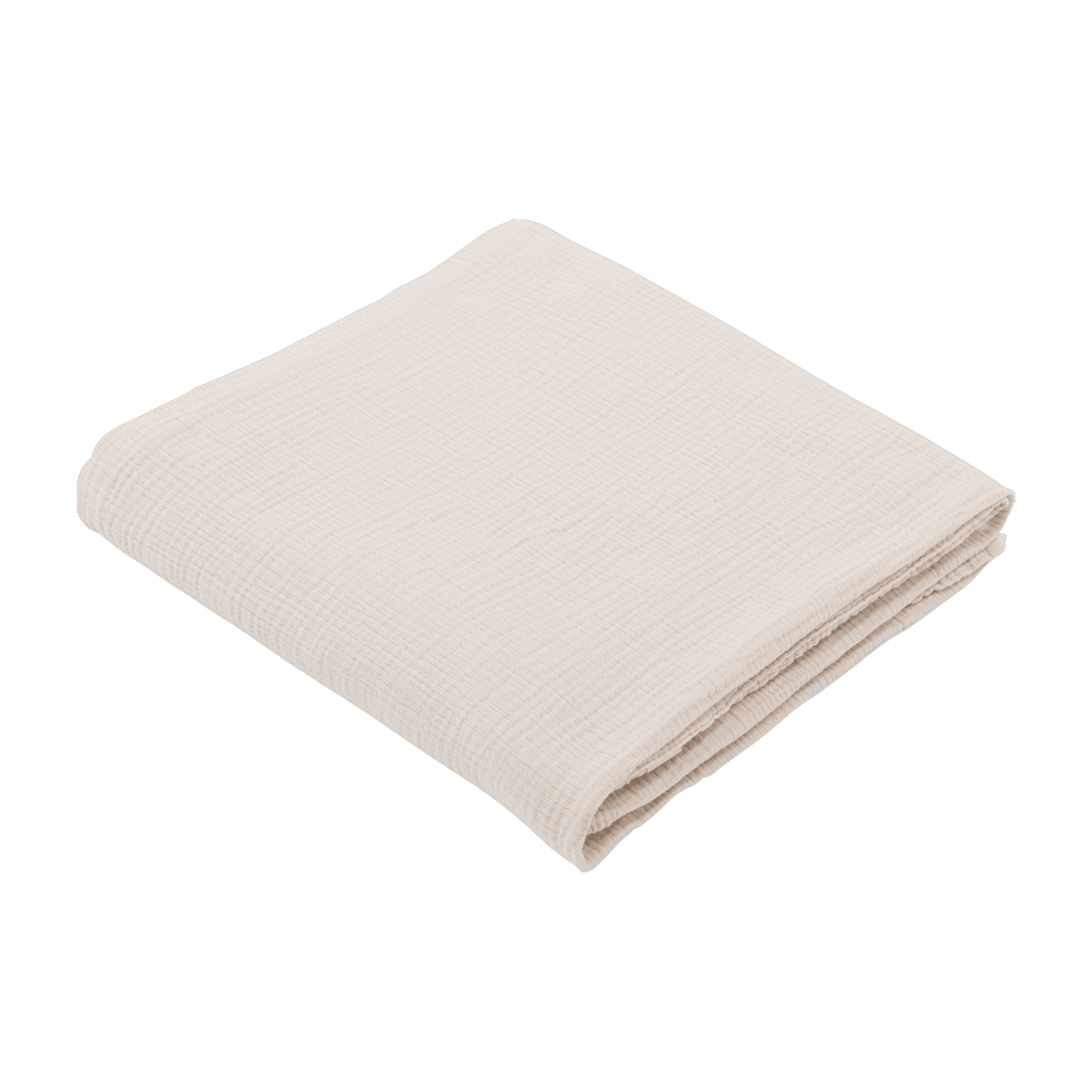 Lange en gaze de coton 90 x 90 cm beige avoine Les Petits - The Cool Republic - The Cool Republic