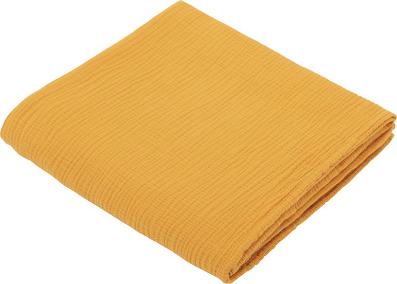 Lange en gaze de coton 90 x 90 cm jaune tournesol Les Petits - The Cool Republic - The Cool Republic