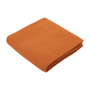 Lange en gaze de coton 90 x 90 cm orange abricot Les Petits - The Cool Republic - The Cool Republic