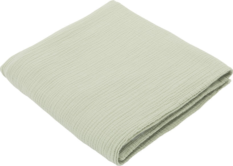 Lange en gaze de coton 90 x 90 cm vert amande Les Petits - The Cool Republic - The Cool Republic