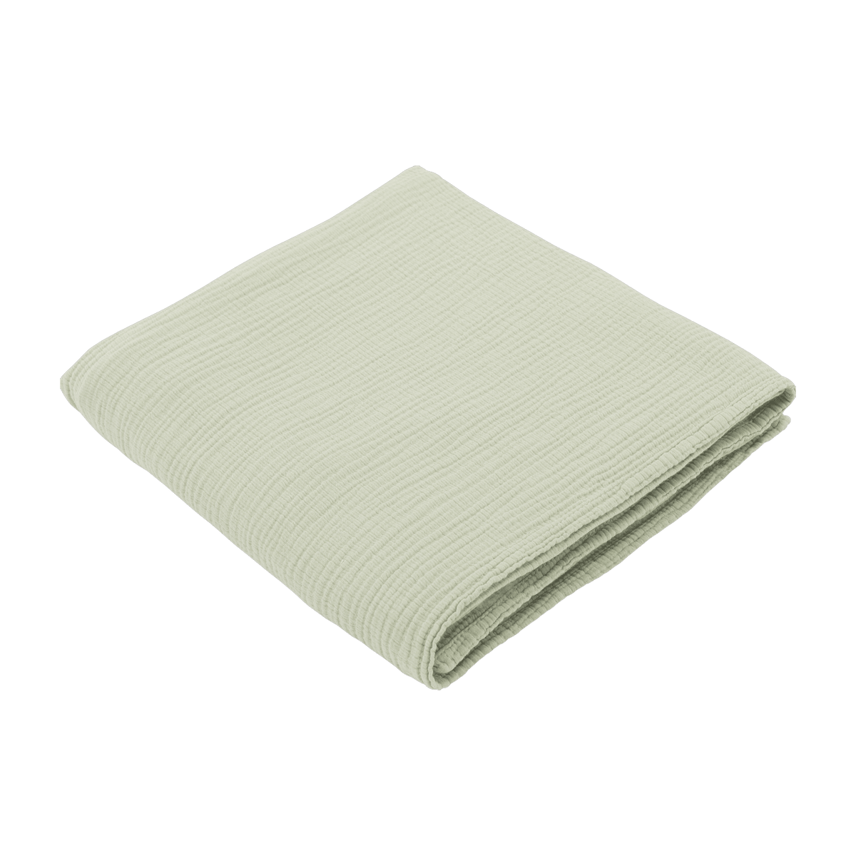 Lange en gaze de coton 90 x 90 cm vert amande Les Petits - The Cool Republic - The Cool Republic