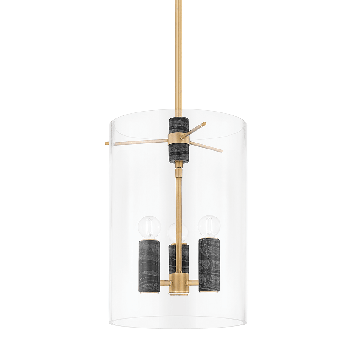 Lanterne en laiton laiton ancien 30x46cm Adonis - Corbett Lighting - The Cool Republic