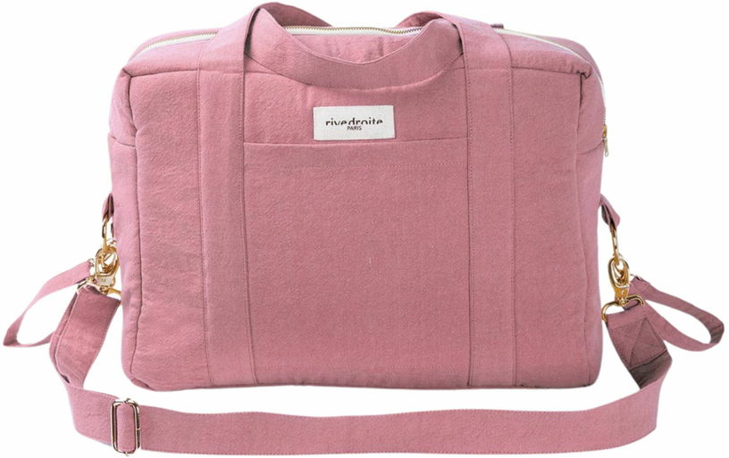 L'anti - sac à langer en coton recyclé bois de rose Darcy - Rive Droite Paris - The Cool Republic