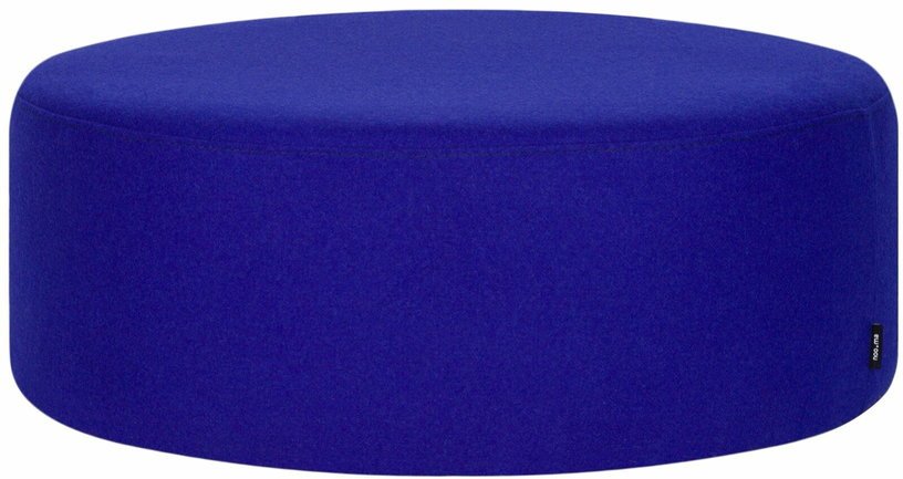 Large pouf en laine myrtille 25 cm Folk - noo.ma - The Cool Republic