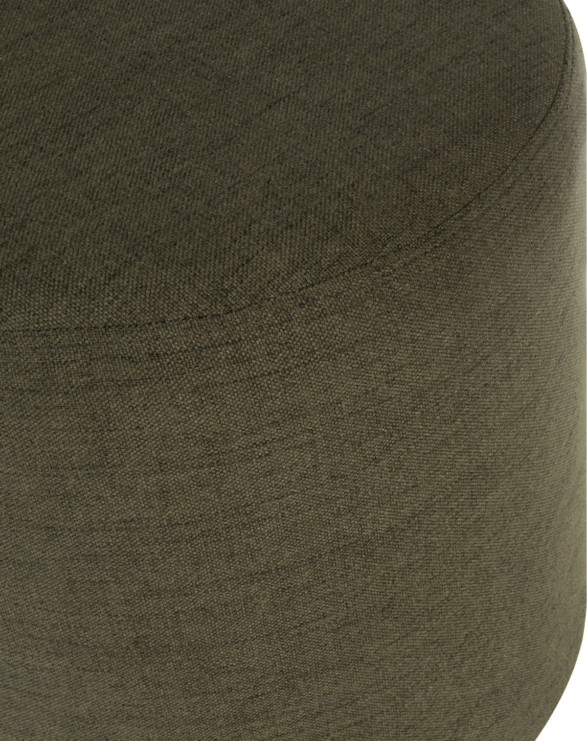 Large pouf en laine olive 25 cm Folk - noo.ma - The Cool Republic