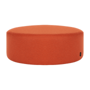 Large pouf en laine terracotta 25 cm Folk - noo.ma - The Cool Republic