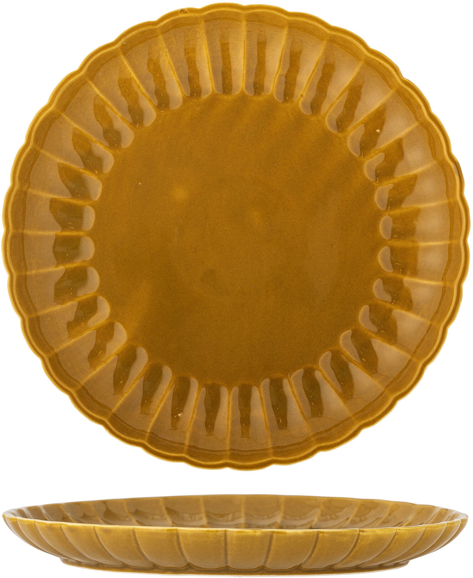 Latina Assiette Jaune Grès - Bloomingville