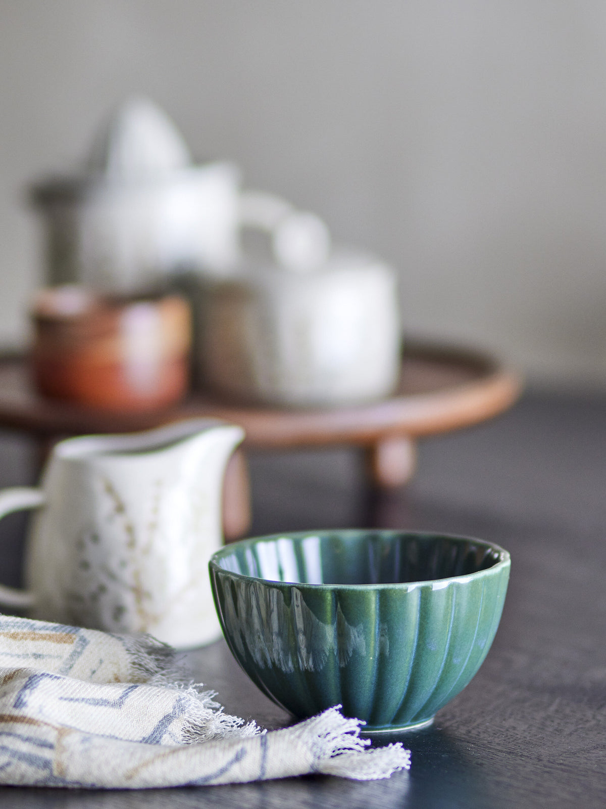Latina Bowl Green Stoneware - Bloomingville