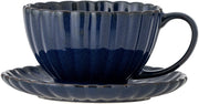 Latina Tasse Avec Soucoupe Bleu Grès - Bloomingville