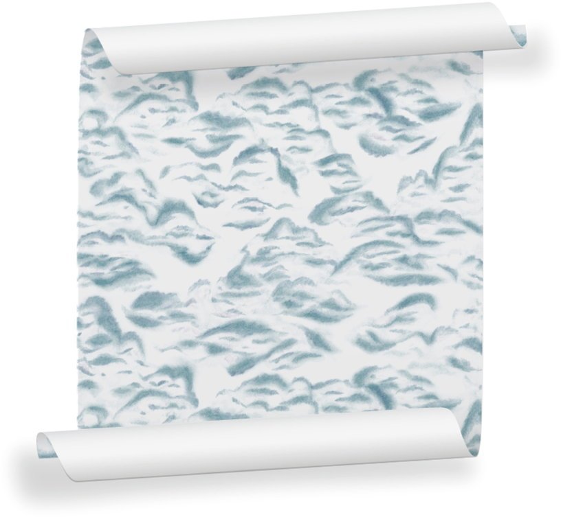 Lé de papier peint blanc Marie - MUES Design - The Cool Republic