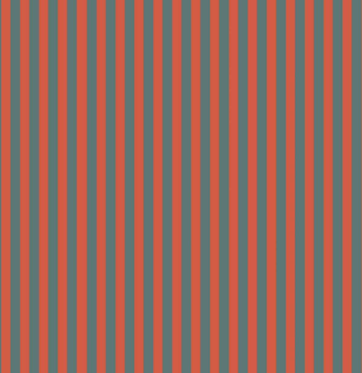 Lé de papier peint bleu gris et corail Ernest 10 - Mues Design - The Cool Republic