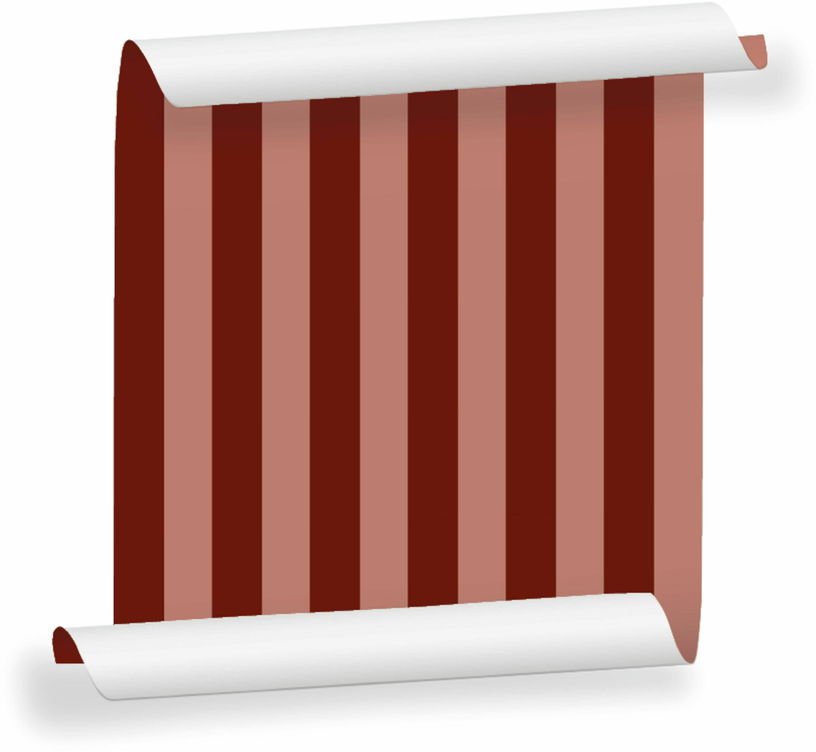 Lé de papier peint bordeaux clair et rose Auguste 02 - Mues Design - The Cool Republic