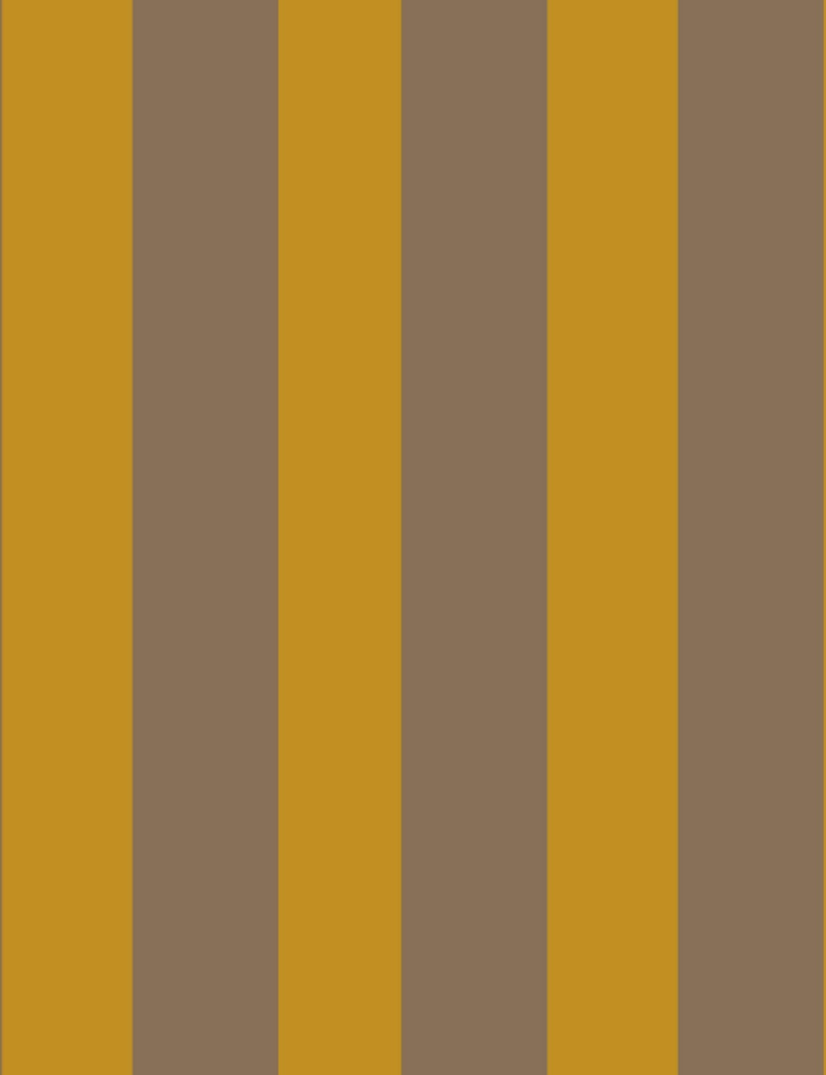 Lé de papier peint mocha et ocre jaune Auguste 16 - Mues Design - The Cool Republic