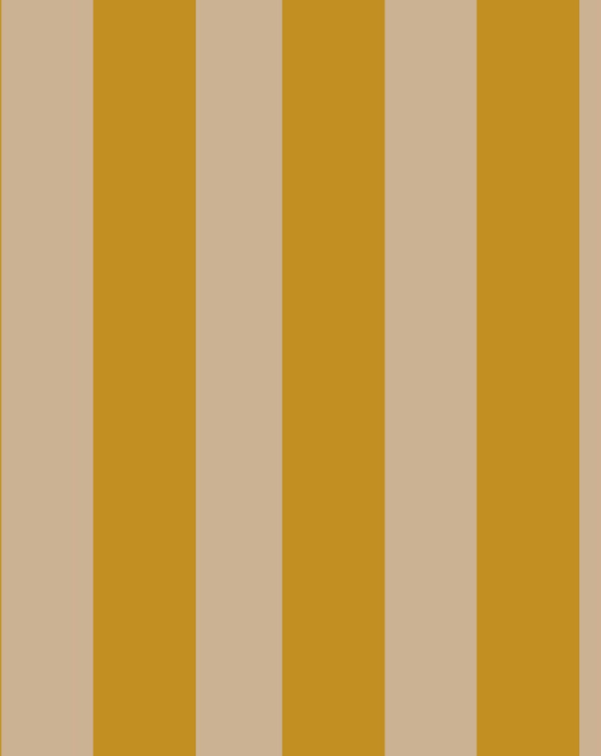 Lé de papier peint ocre jaune et beige Auguste 17 - Mues Design - The Cool Republic