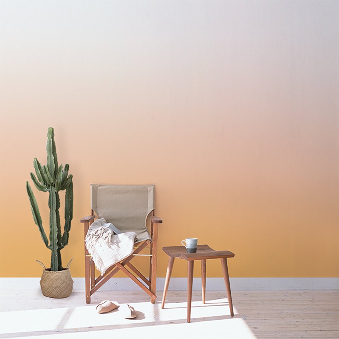 Lé de papier peint orange Séraphine - MUES Design - The Cool Republic