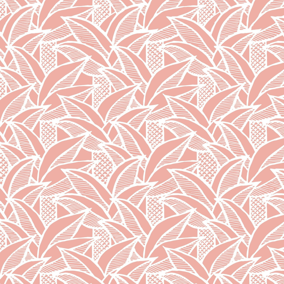 Lé de papier peint rose Robinson - MUES Design - The Cool Republic