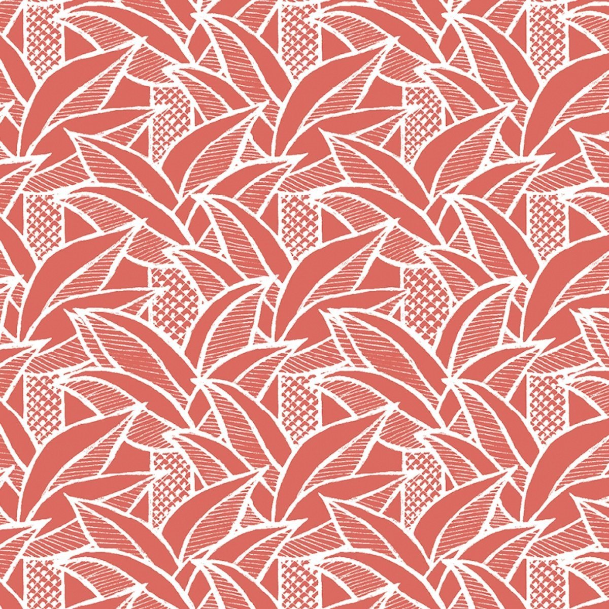 Lé de papier peint rose Robinson - MUES Design - The Cool Republic