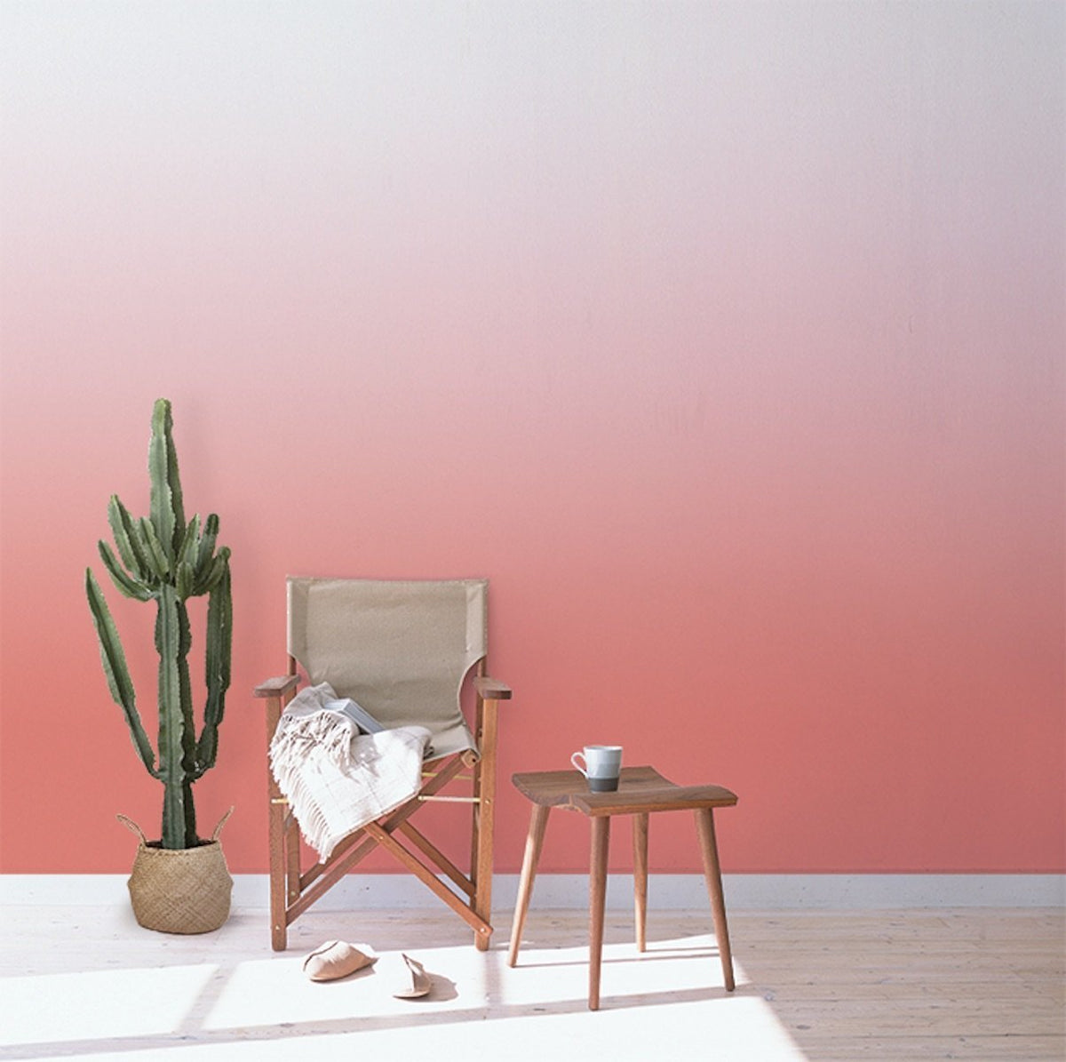 Lé de papier peint rose Séraphine - MUES Design - The Cool Republic