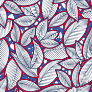 Lé de papier peint rouge Hassanatou - MUES Design - The Cool Republic