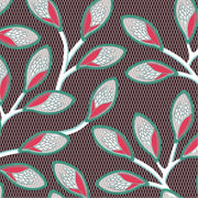 Lé de papier peint rouge Nyambura - MUES Design - The Cool Republic