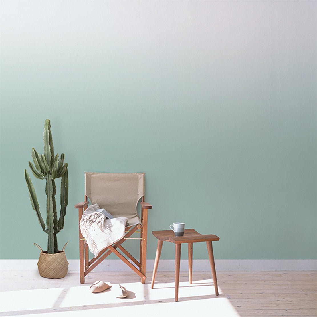Lé de papier peint vert Séraphine - MUES Design - The Cool Republic