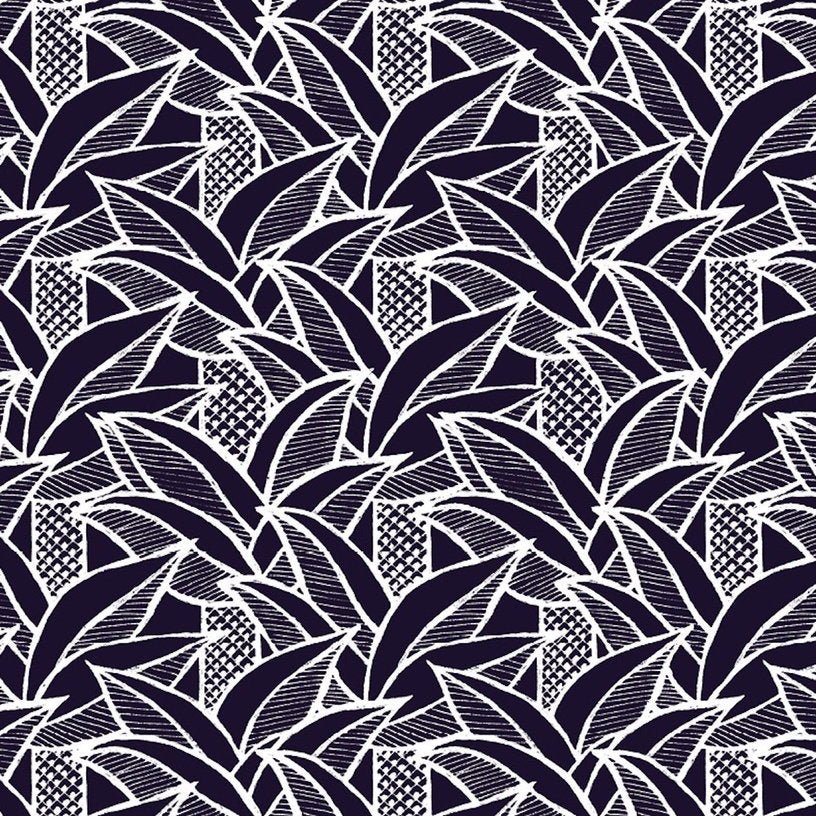 Lé de papier peint violet Robinson - MUES Design - The Cool Republic