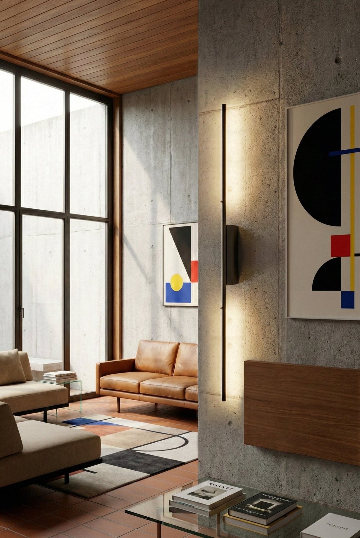 Liseuse murale en laiton 58 cm Link - CVL Luminaires - The Cool Republic