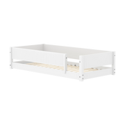 Lit bas à barreaux pour enfant en bois blanc 210x101x47,2cm Montessori White - Flexa