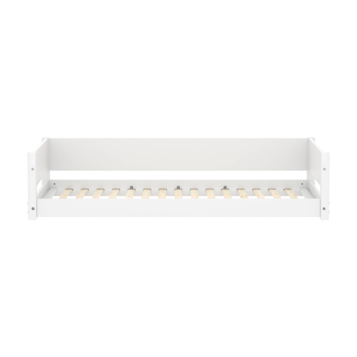 Lit bas pour enfant en bois blanc 210x101x47,2cm Montessori White - Flexa — vue 7