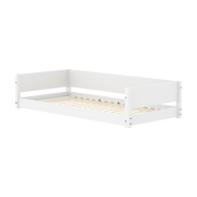Lit bas pour enfant en bois blanc 210x101x47,2cm Montessori White - Flexa