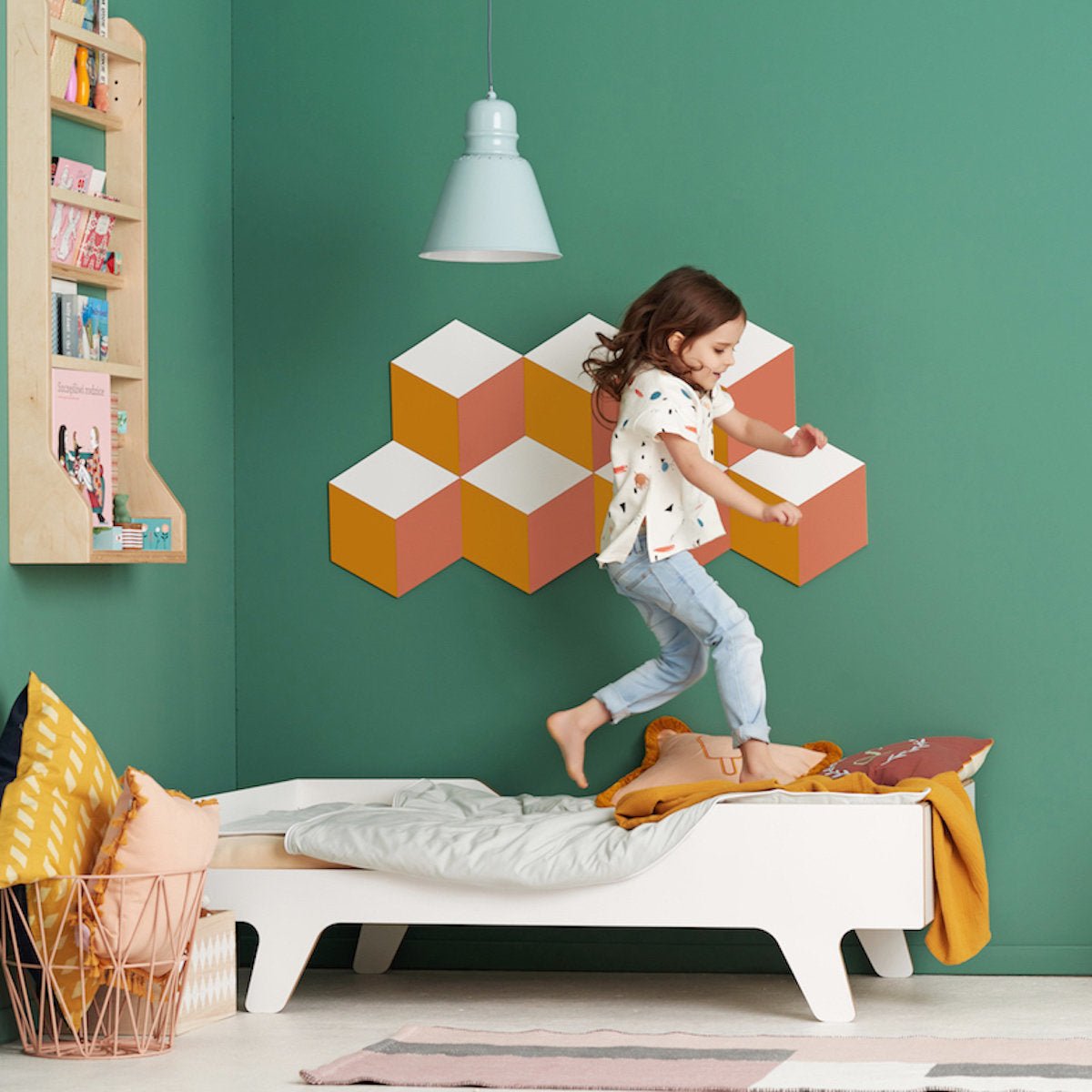 Lit blanc pour enfant 160x80 cm Dream- Nuki Shop - The Cool Republic
