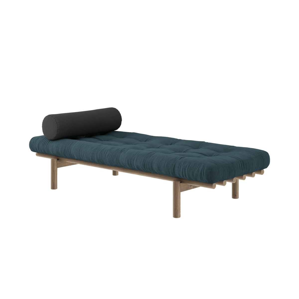 Lit de jour en pin massif avec matelas bleu 72x200cm Next - Karup Design - The Cool Republic