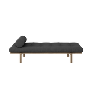 Lit de jour en pin massif avec matelas charbon 72x200cm Next - Karup Design - The Cool Republic